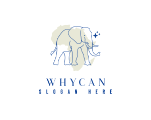 Africa Safari Elephant Logo
