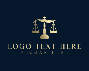 Judicial - Legal Justice Scale logo design