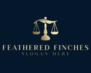 Legal Justice Scale logo design