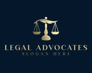 Legal Justice Scale logo design