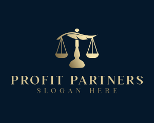 Legal Justice Scale logo design