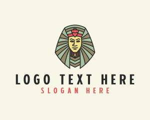 Philosopher - Egyptian Royal King logo design