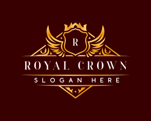 Royal Wing Crown Hotel logo design