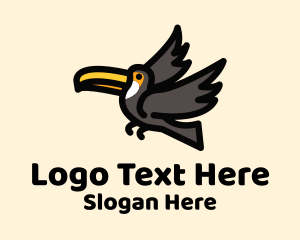 Flying Toucan Aviary Logo