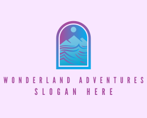 Mountain River Arch logo design