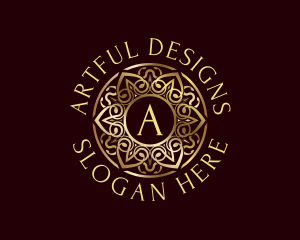 Luxury Floral Ornament logo design