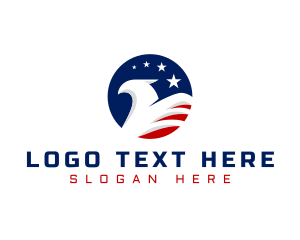 Politics - American Eagle Veteran logo design