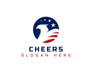 Star - American Eagle Veteran logo design