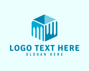 Download - Blue Cube Box logo design