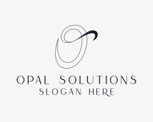 Elegant Boutique Fashion Letter O logo design