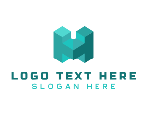 Firm - Creative Multimedia Letter H logo design