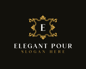 Elegant Flower Boutique logo design