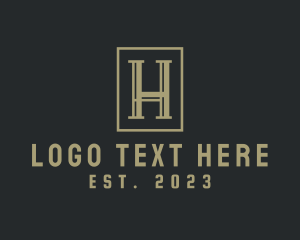 Winery - Classic Winery Letter H logo design