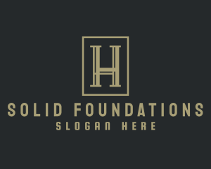 Elegant Startup Business Letter H Logo