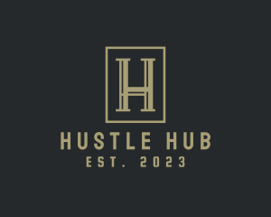 Elegant Startup Business Letter H logo design