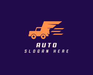 Auto Shipping Car logo design