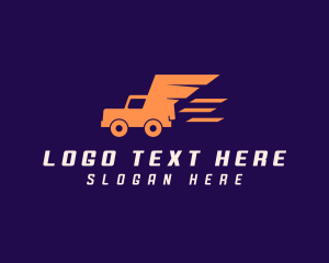 Speed - Auto Shipping Car logo design
