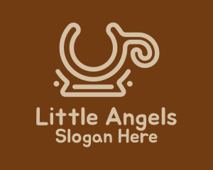 Brown Coffee Mug  Logo