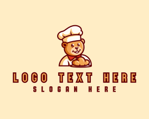 Confectionery - Bear Bread Baker logo design