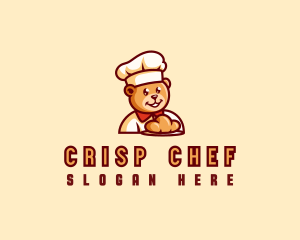 Bear Bread Baker logo design