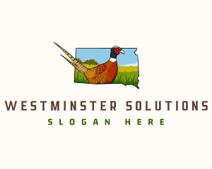 South Dakota Pheasant Bird Logo