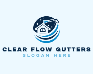 Gutter Pressure Cleaning logo design