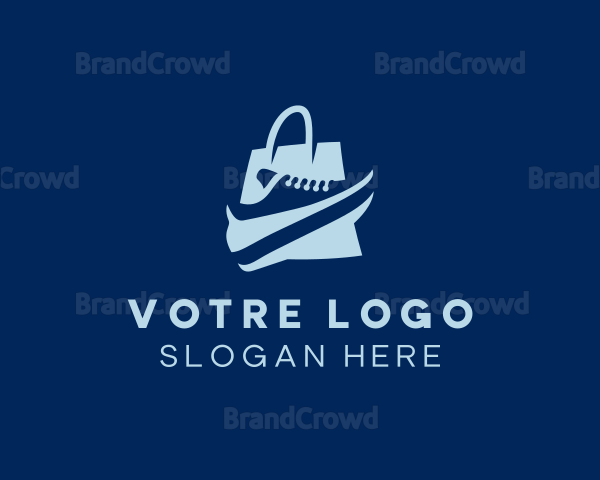 Shoe Sneakers Shopping Logo