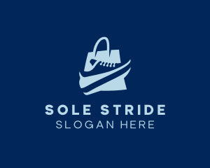 Sneakers - Shoe Sneakers Shopping logo design