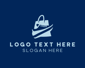 Shoe Sneakers Shopping Logo