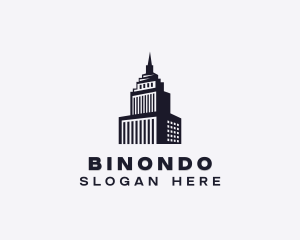 Skyscraper Building Construction Logo