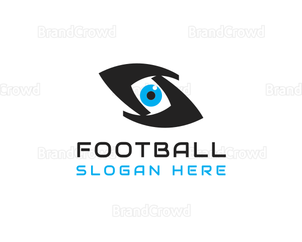 Optical Eye Letter S Logo