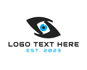 Specs - Abstract Eye S logo design