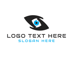 Surveillance - Optical Eye Letter S logo design