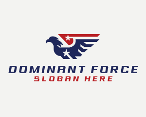 American Military Eagle logo design