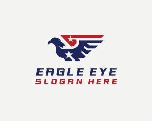 American Military Eagle logo design