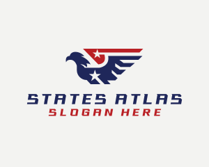 American Military Eagle logo design