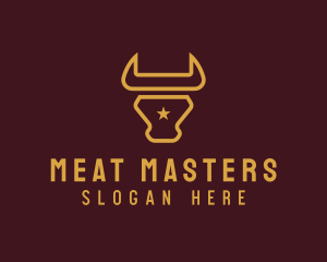 Western  Bull Meat logo design