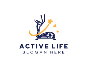 Physical - Elliptical Fitness Equipment logo design