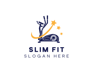 Weightloss - Elliptical Fitness Equipment logo design