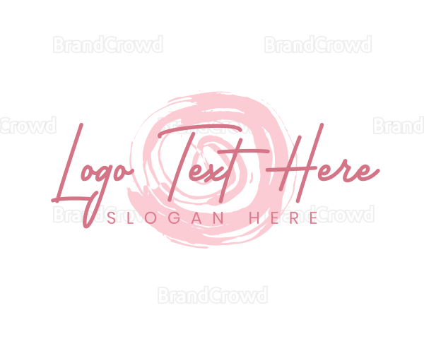 Pink Cosmetics Wordmark Logo