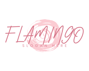 Pink Cosmetics Wordmark Logo