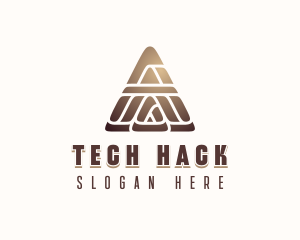 Pyramid Tech Agency logo design