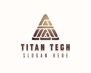 Pyramid Tech Agency logo design