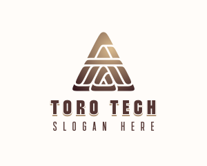 Pyramid Tech Agency logo design