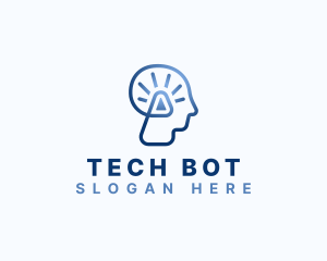 Head Artificial Intelligence logo design