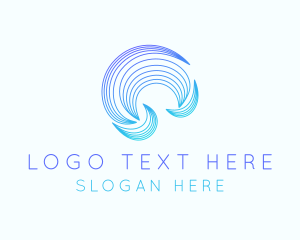 Innovation - Abstract Tech Waves logo design