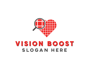 Magnify - Magnify Heart Love logo design