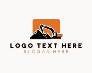 Construction - Construction Excavator Mining logo design
