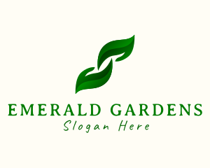 Natural Leaf Hands logo design