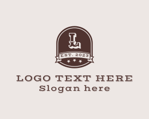 Country - Western Cowboy Ranch logo design